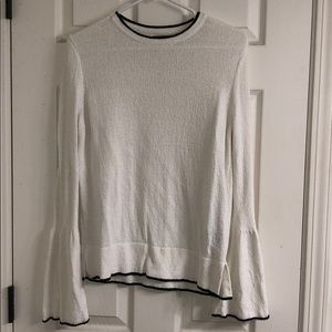 Bell sleeve sweater